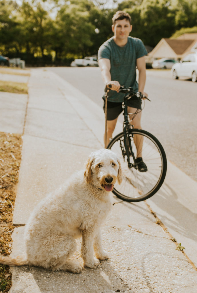 Biking with Dog